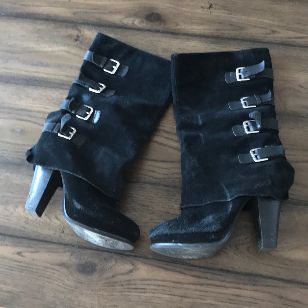 Black boots